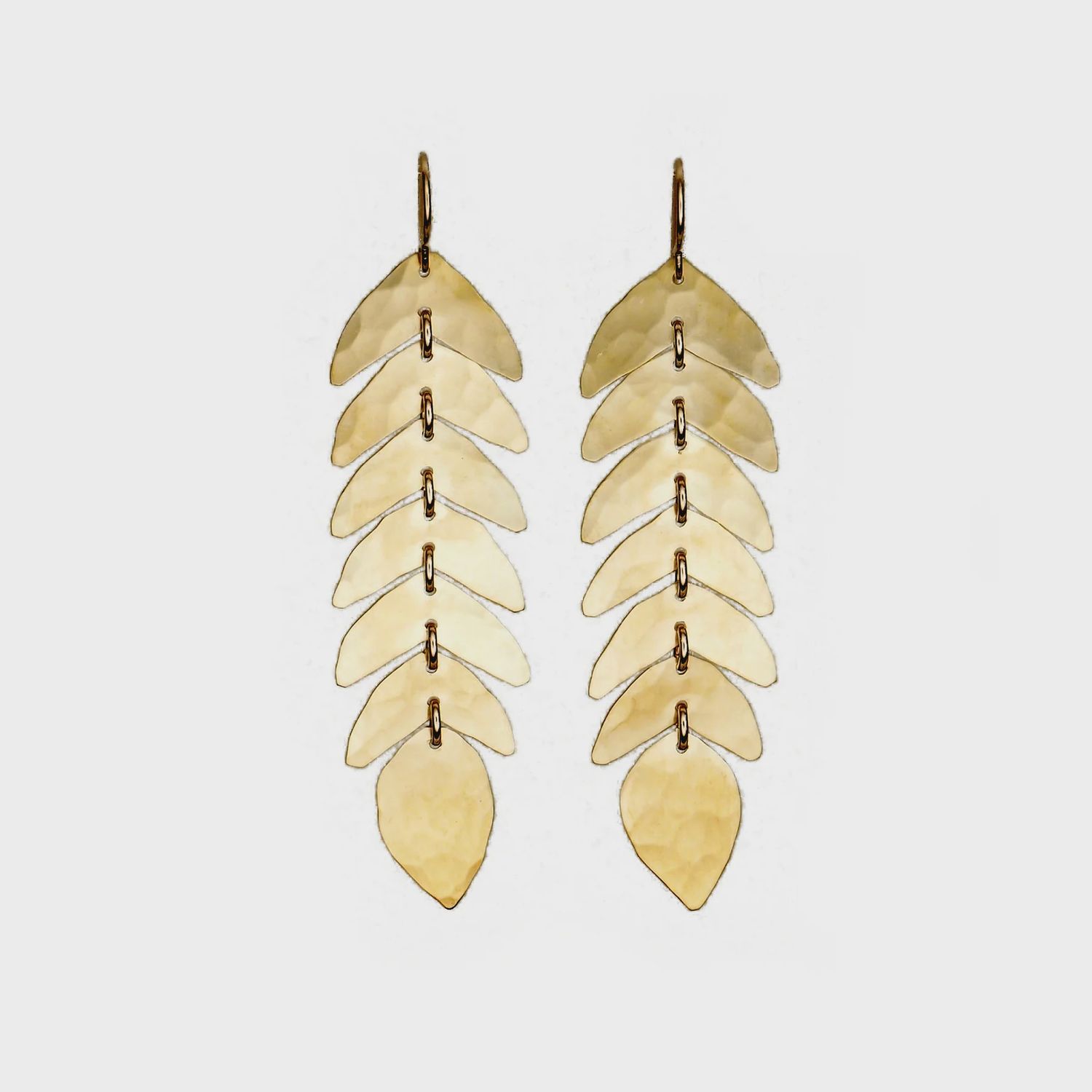 Camille Earrings | Brass
