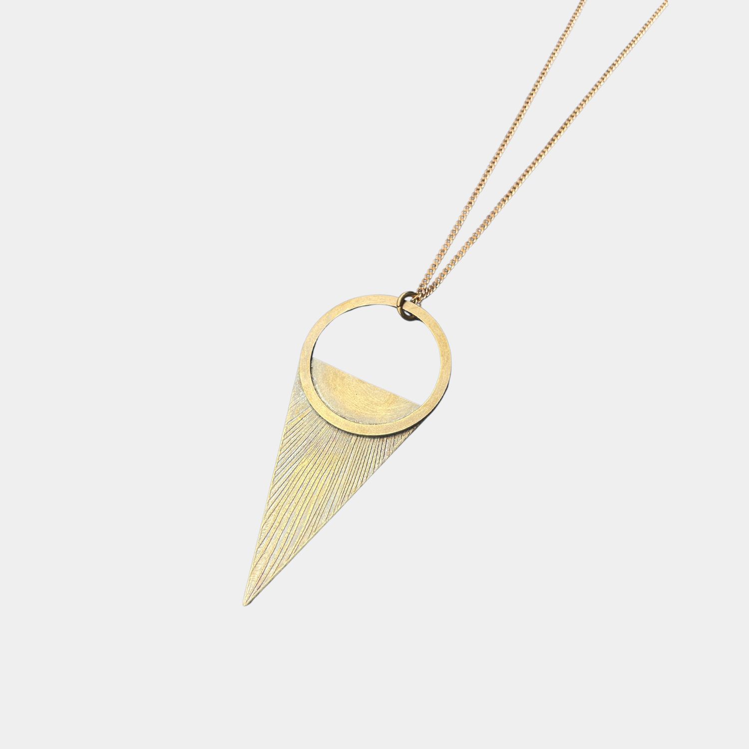 Etched Sunset Necklace