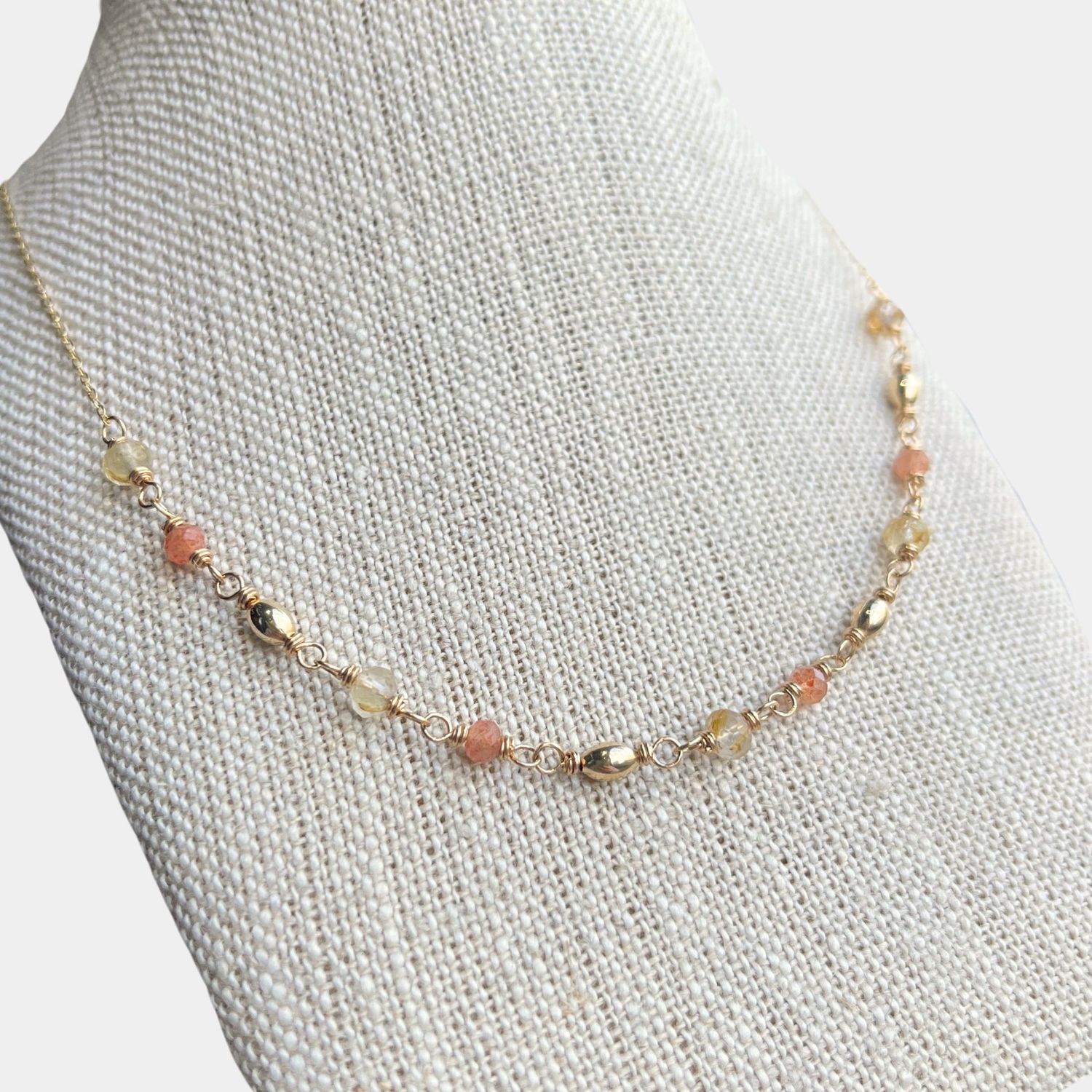Sunstone Medley Necklace
