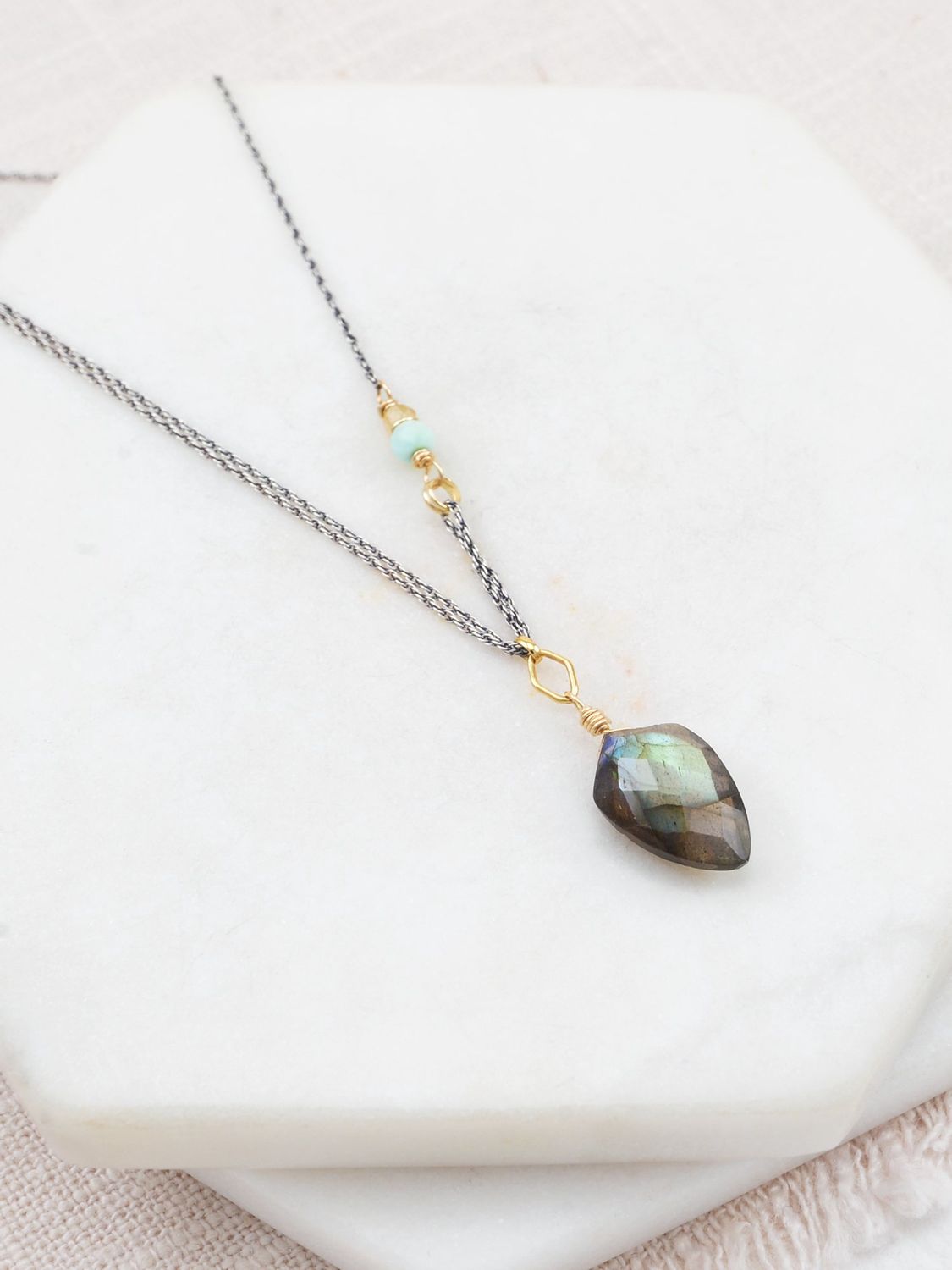 Blythe Necklace | Lab, Chrys, Citrine