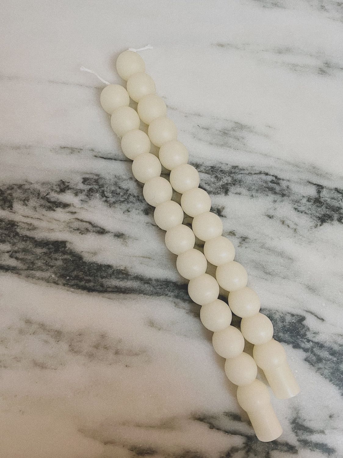 Bauble Taper Candle | Milk