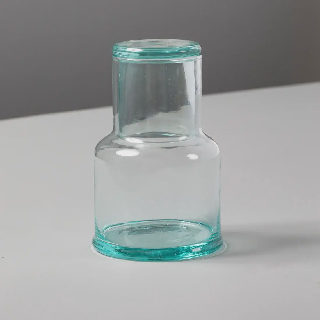 Recycled Glass Bedside Carafe &amp; Tumbler Set