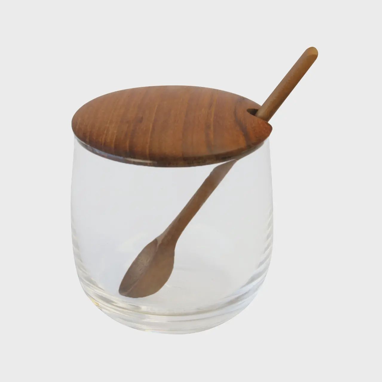 glass condiment jar