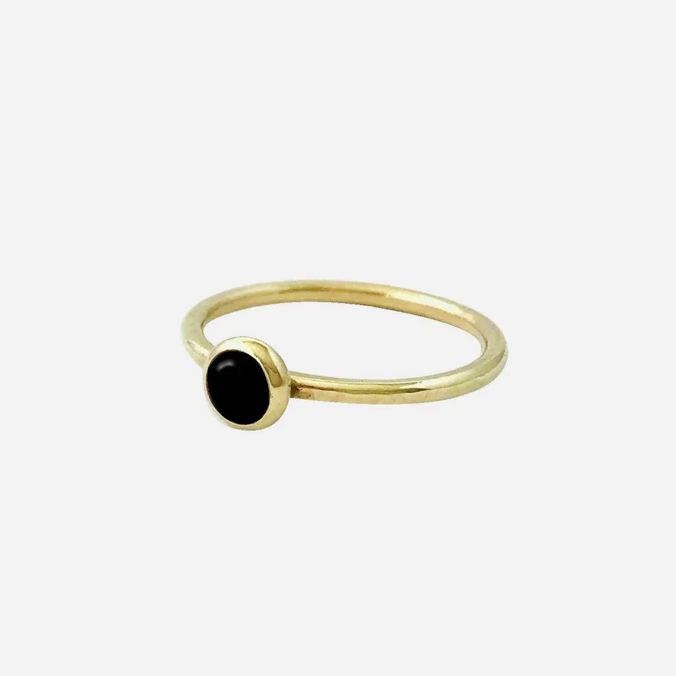 stacking ring | onyx or opal