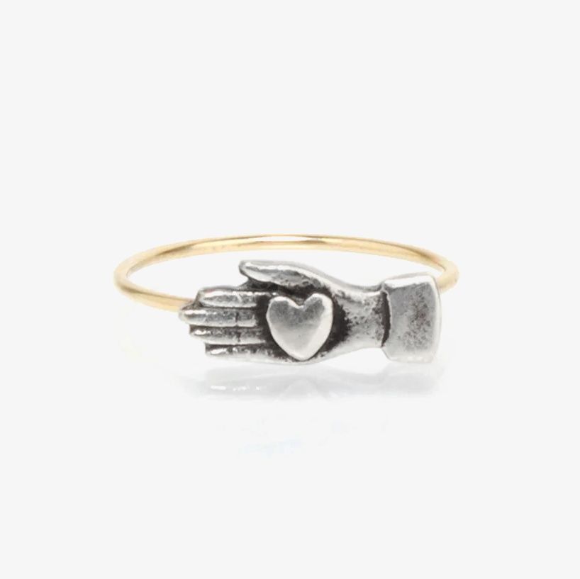 heart in hand ring