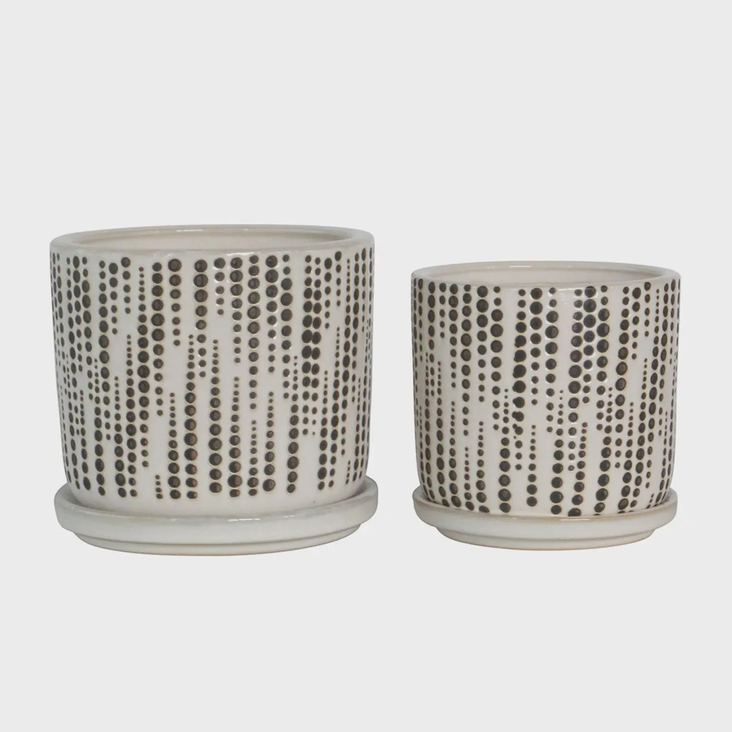brown dots pot