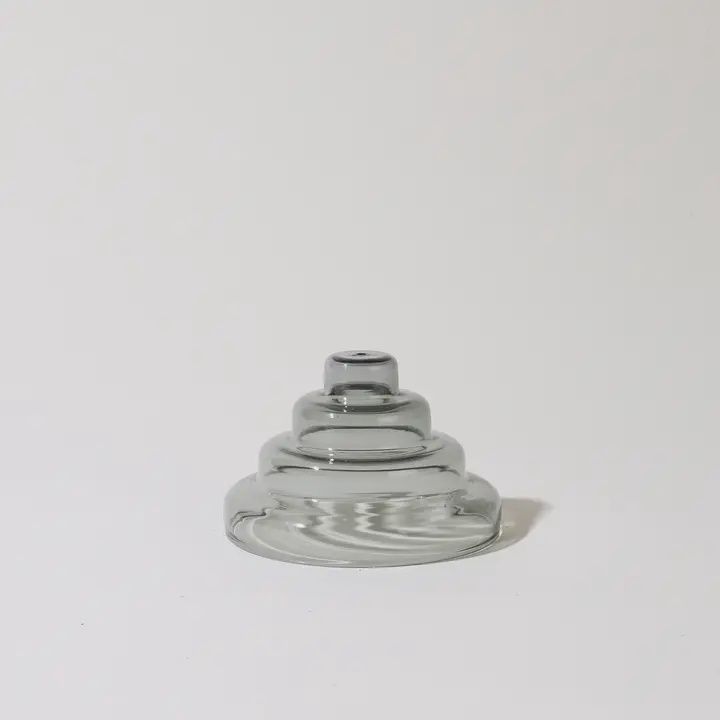 Glass Meso Incense Holder | Gray