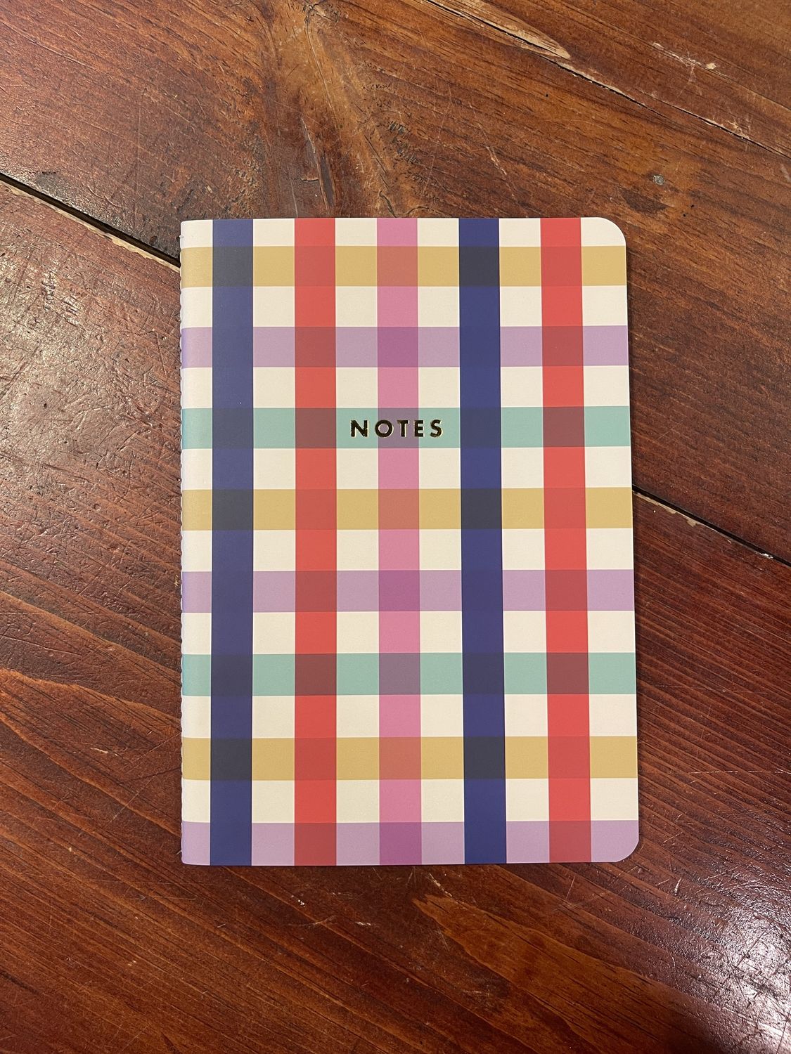 A5 Notebook | Plaid