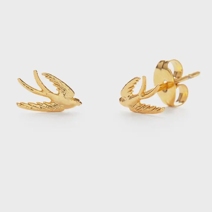 Swallow Bird Stud Earrings