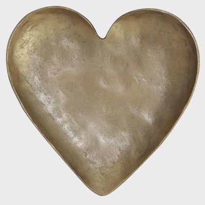 Brass Heart Tray