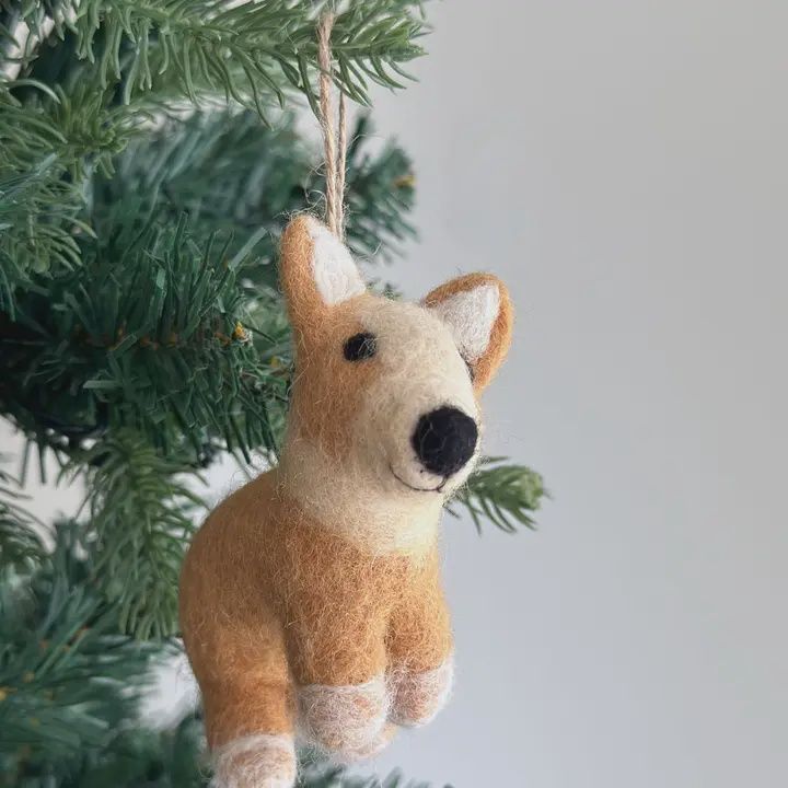 Felt Corgi Ornament