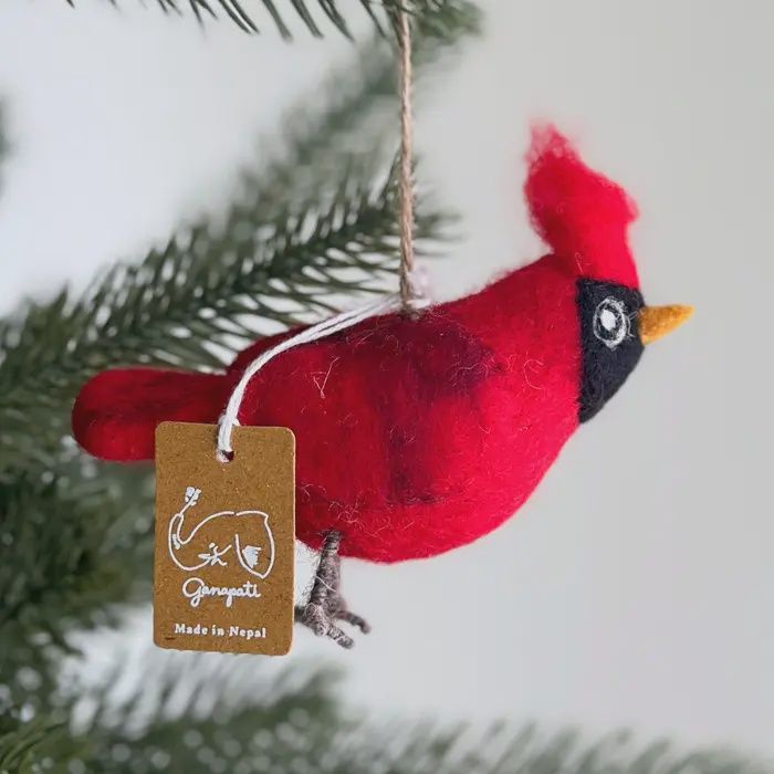 Felt Cardinal Ornament