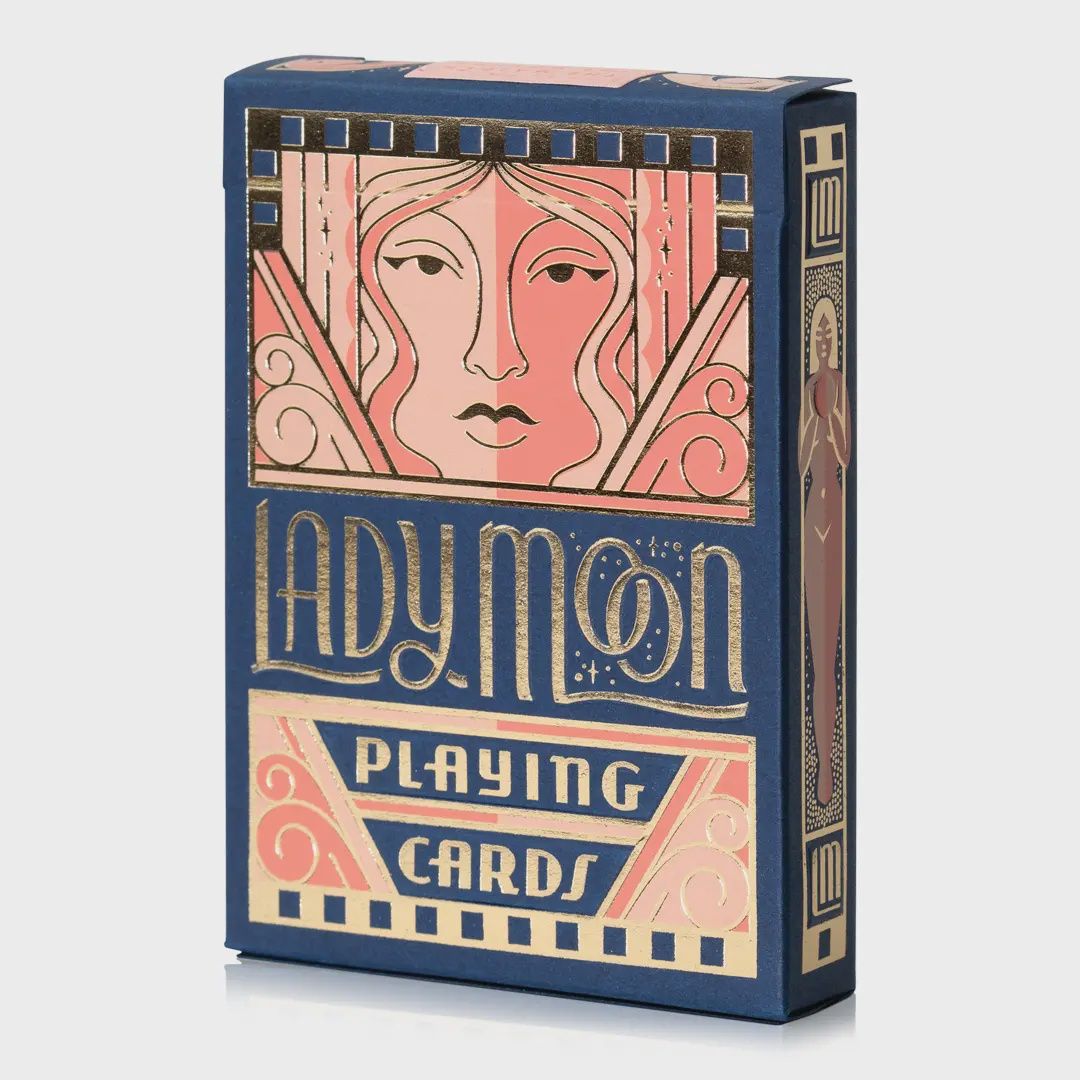 Lady Moon Playing Cards