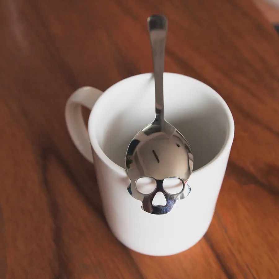 Sugar Skull Spoon | Silver