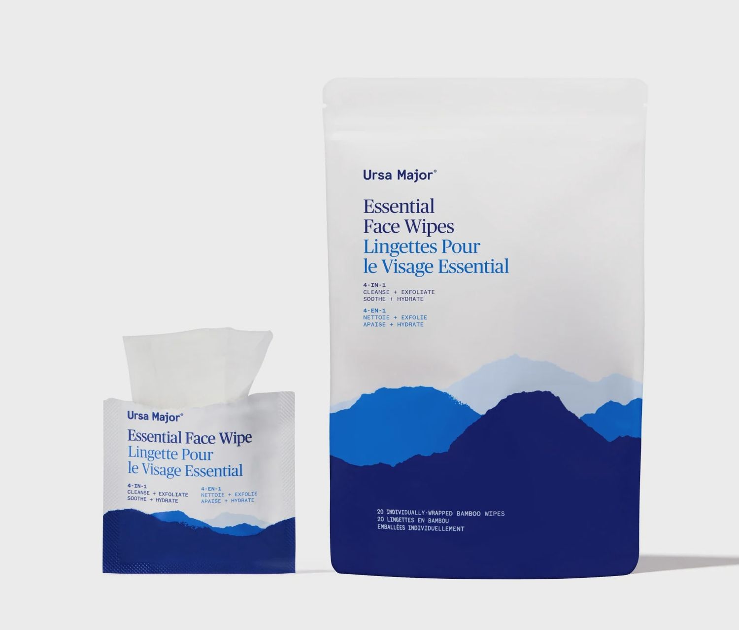Essential Face Wipes, Size: 20 pack