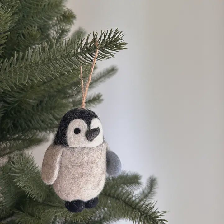 Felt Penguin Ornament