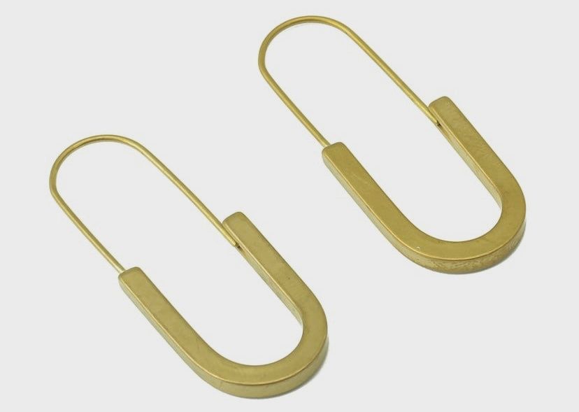 Thick Brass U Hoops