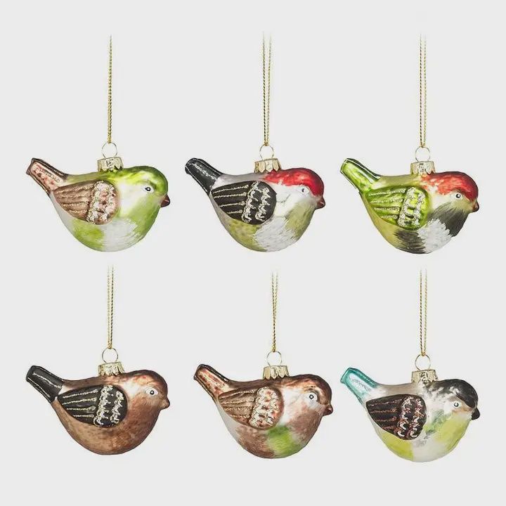 Perched Wren Ornament