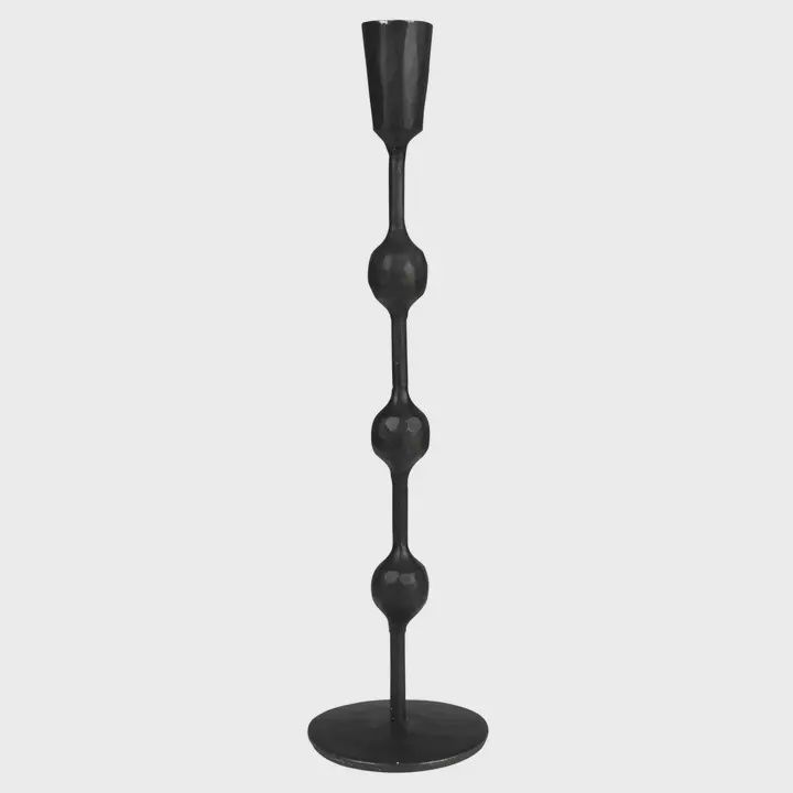Adonis Taper Holder, Iron - Lrg