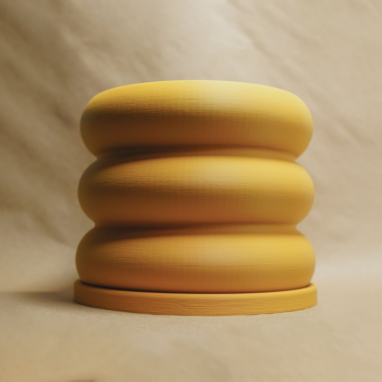 Bubble Planter | Mustard, Size: 4"