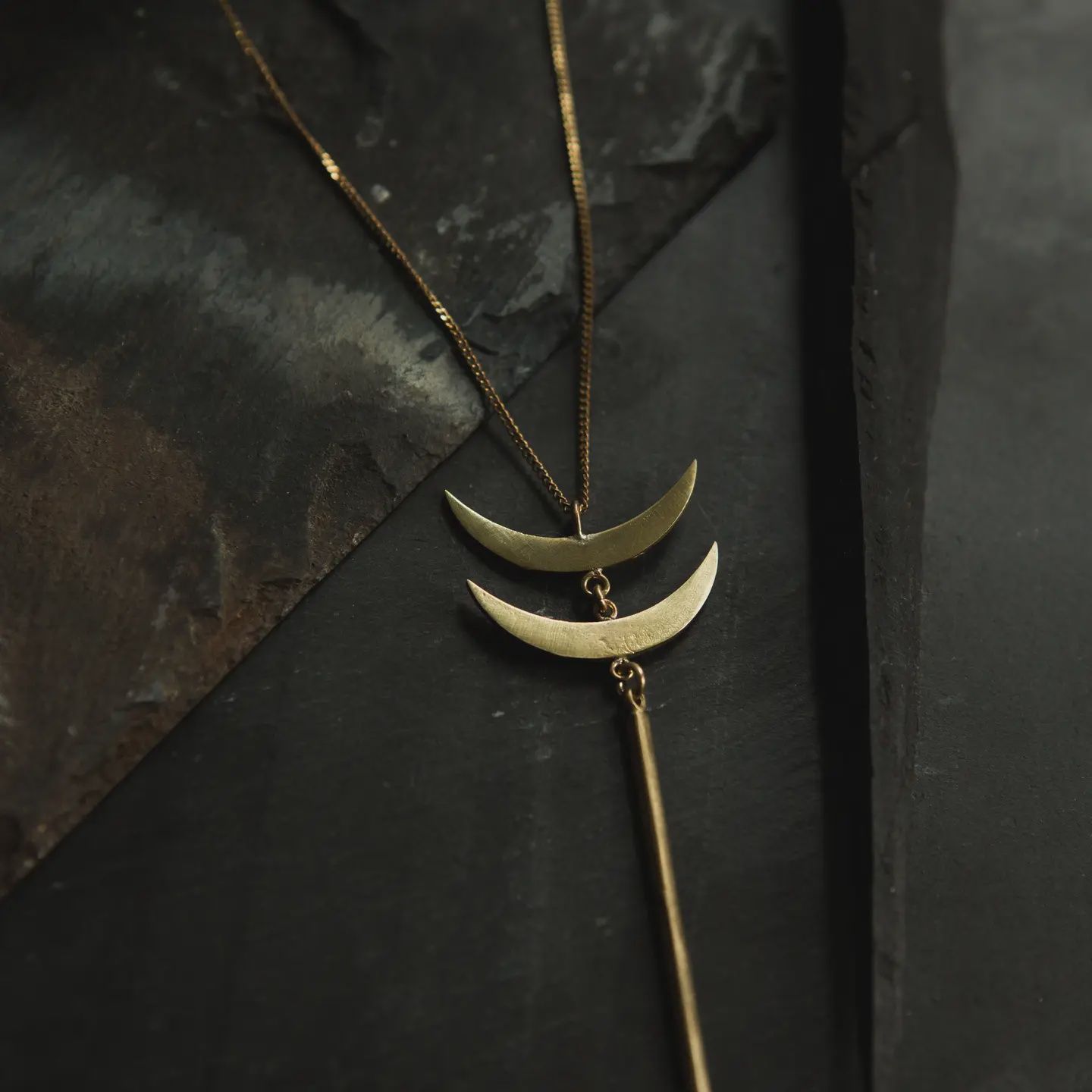 Moon Staff Necklace