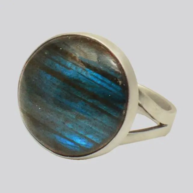 Round Cabochon Stone Ring