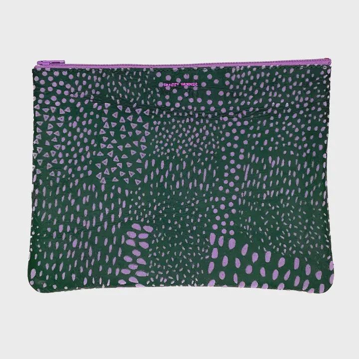 Large Leather Zip Pouch | Flock Hunter