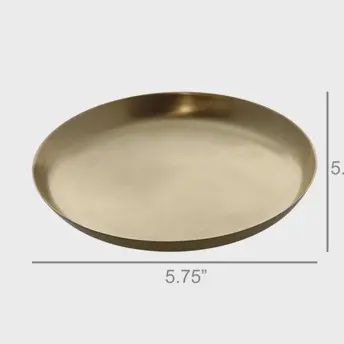 Satin Tray Brass LG