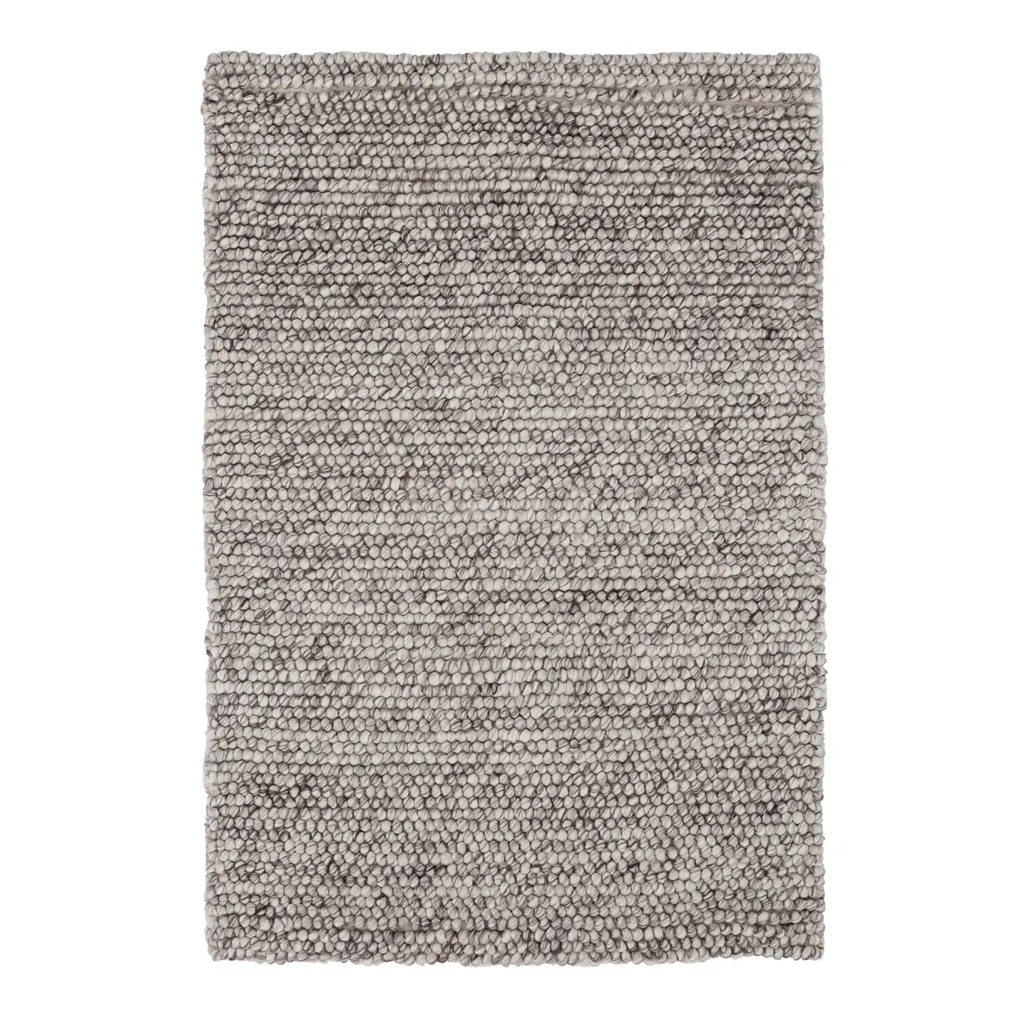 3x5 Niels Wool/Viscose Rug, Color: Grey
