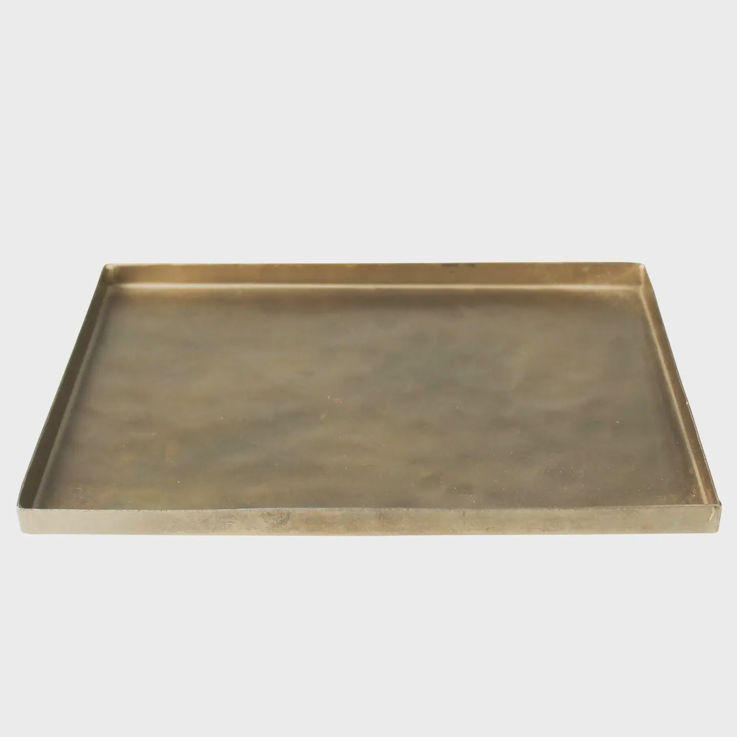 tulum tray - brass, Size: small