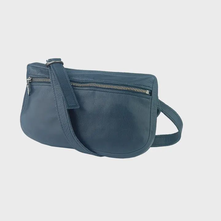Leather Fanny Sling Bag