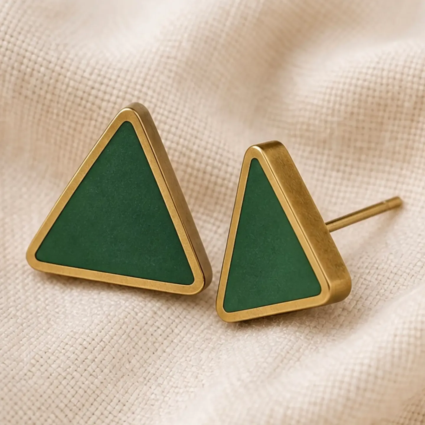 triangle studs