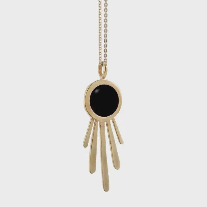 large burst necklace