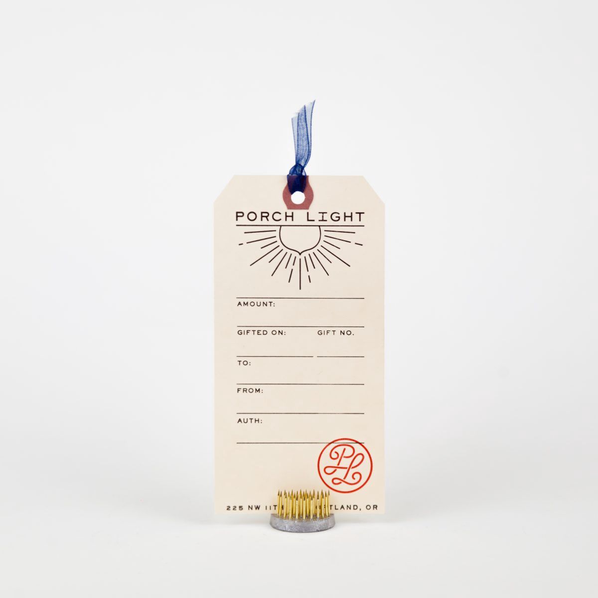 in-store gift certificate, amount: $25