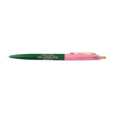 Mach Ball Ink Pen, Color: Green/Pink