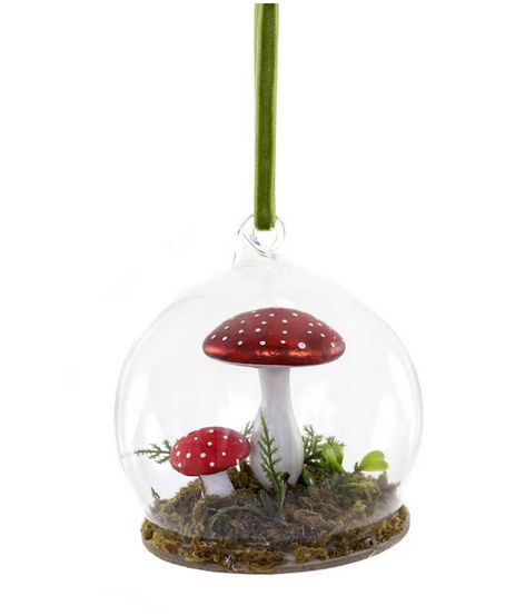 Woodland Mushroom Globe | Red