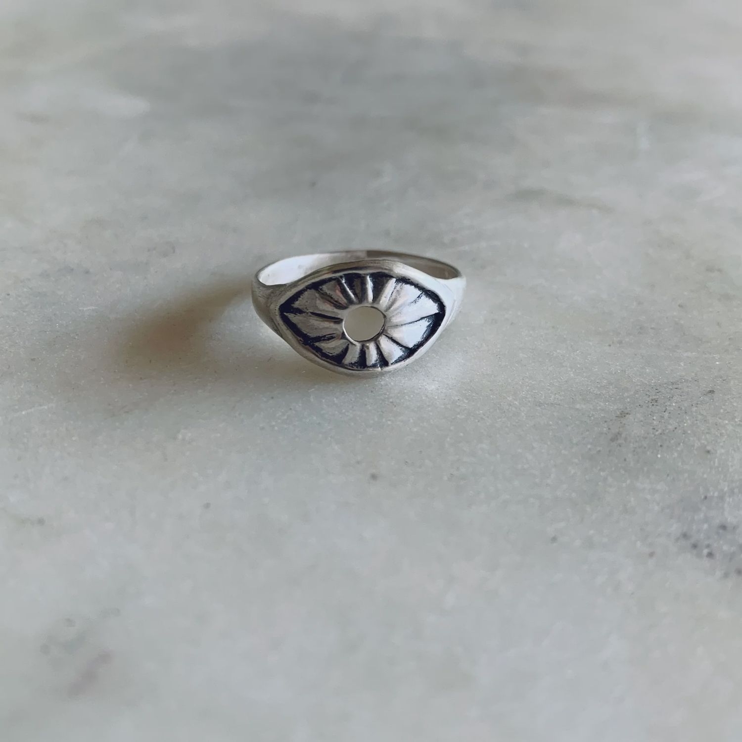 Eye Ring, Color: Sterling Silver