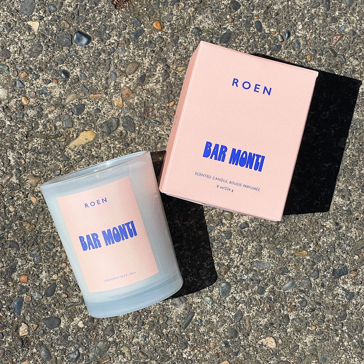 Roen candles | Italia Collection, Scent: Bar Monti
