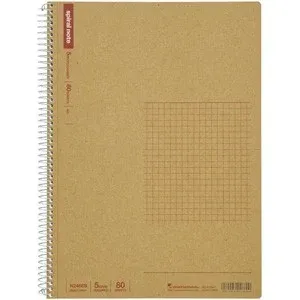 Basic Spiral Graph Notebook - 80pg