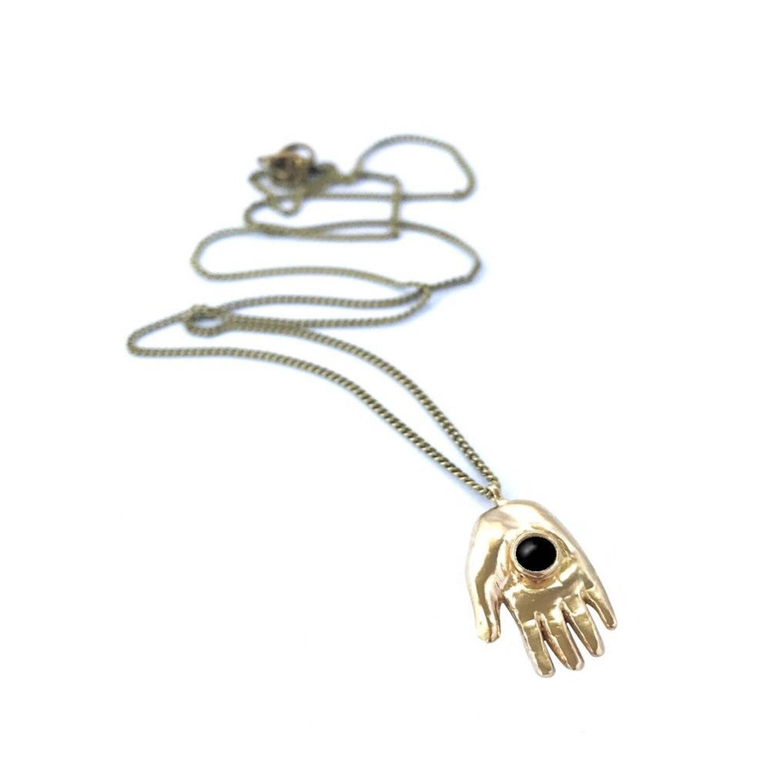 giver necklace with stone, Material: Onyx