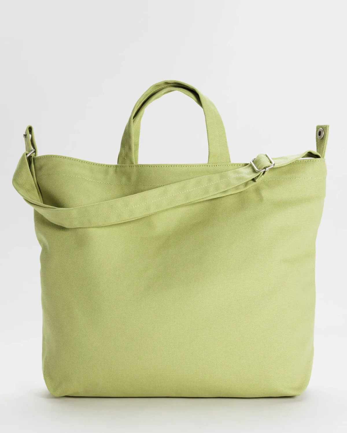 Horizontal Zip Duck Bag, Color: Pistachio