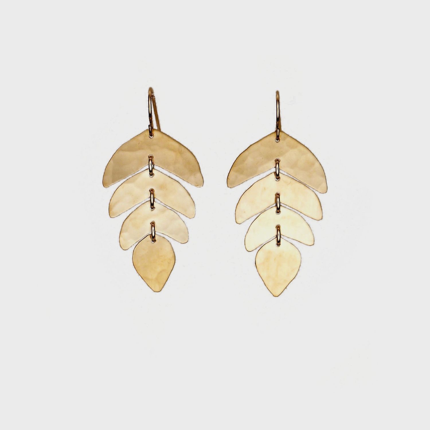 Remi Earrings, metal: brass