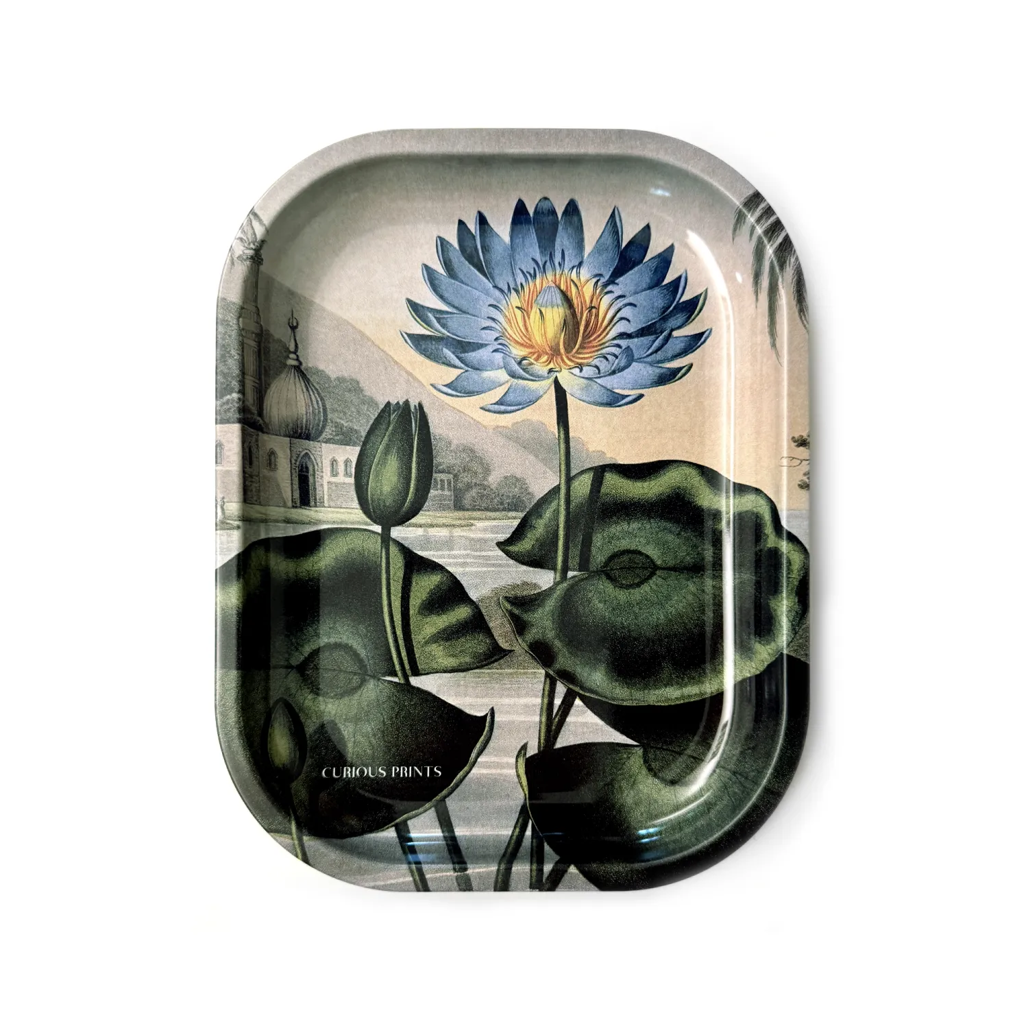 Small Metal Ritual Tray | Water Lily
