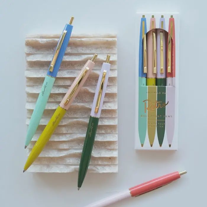 Retro Pens, Color: Rainbow