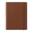 Grain Notebook B6Dark Brown