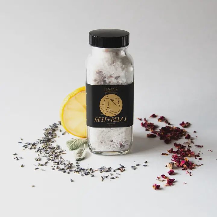Rest and Relax Milk Bath, Size: 8oz.