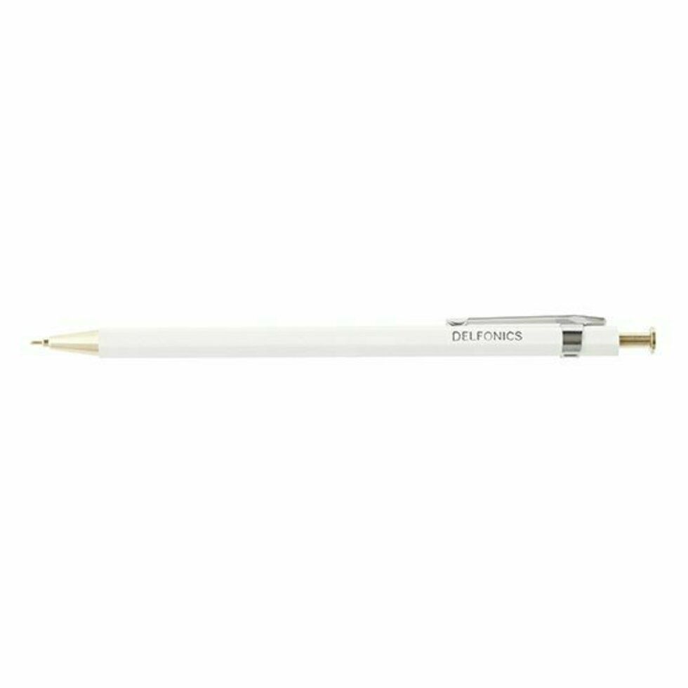 Delfonics Mini Wood Ball Pen, Color: White