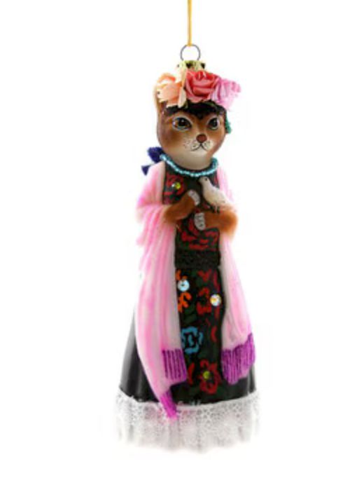 Frida Catlo Holiday Ornament