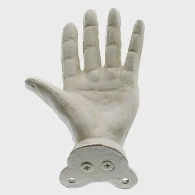 Wall Mounted Cast Iron Open Hand
