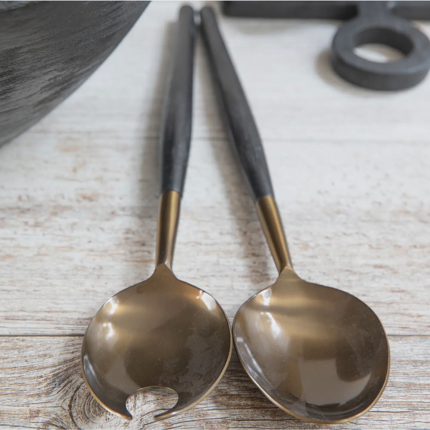 Arendal Aged Bronze Serving Set